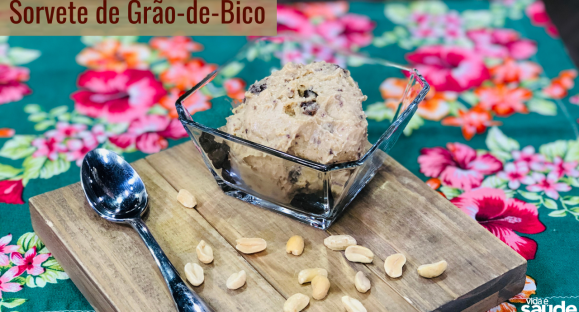 Receita: Sorvete de Grão-de-Bico