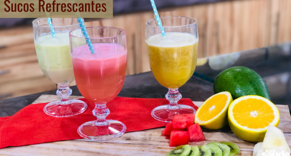 Receitas: Suco Verão, Limonada Indiana e Kiwi Refrescante