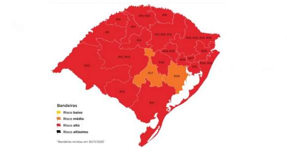 Governo aceita recurso e Cachoeira do Sul permanece em bandeira laranja