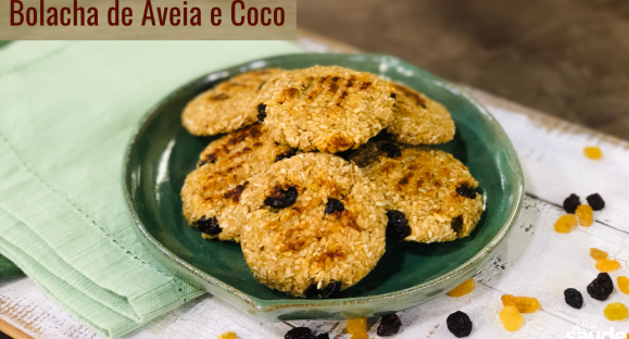 Receita: Bolacha de Aveia e Coco