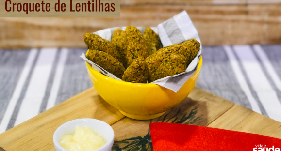 Receita: Croquete de Lentilhas