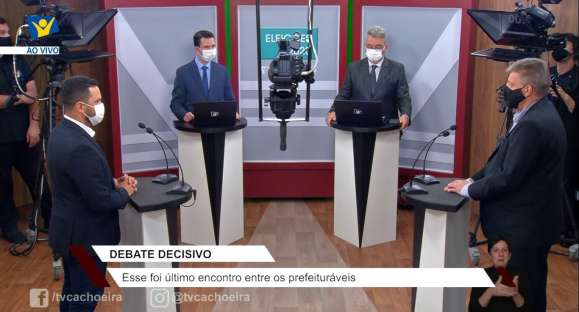 Debate Eleitoral: candidatos à prefeitura de Cachoeira se enfrentaram neste domingo