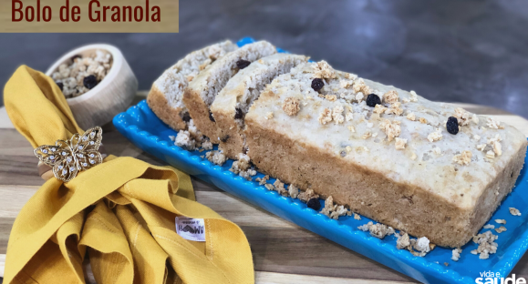 Receita: Bolo de Granola