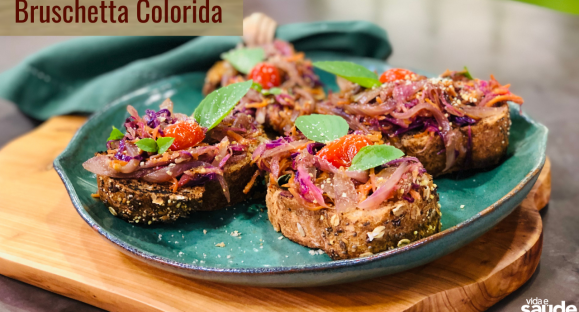 Receita: Bruschetta Colorida