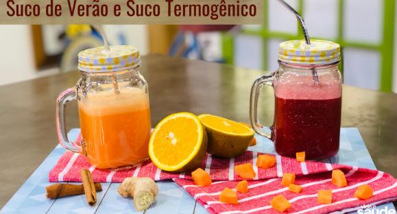 Receita: Suco de Verão e Suco Termogênico