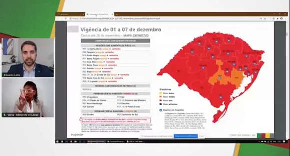 Governo do RS altera regras para regiões com bandeira vermelha