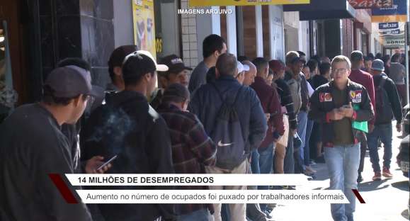 IBGE: Brasil tem 14 milhões de desempregados