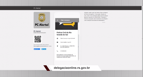 Aplicativo da Polícia Civil protege contra golpes