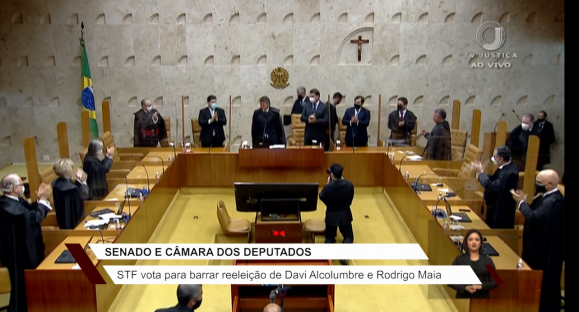 STF barra reeleição de Rodrigo Maia e Davi Alcolumbre