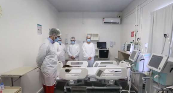 Governador do RS entrega 10 novos leitos de UTI em Cruz Alta