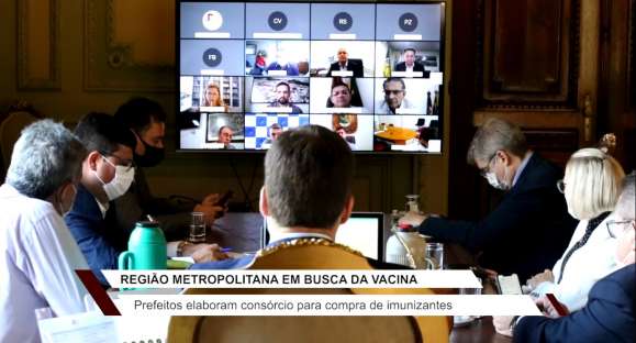Governador do RS e prefeitos se mobilizam para garantir vacinação contra a COVID-19