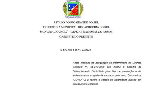 Após anunciar liberação de bailes, prefeito de Cachoeira volta atrás
