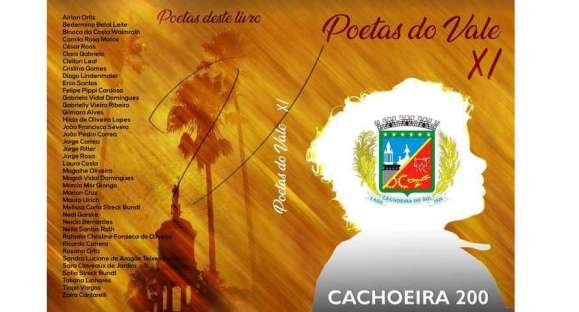 Livro “Poetas do Vale” foca em homenagens aos 200 anos de Cachoeira do Sul