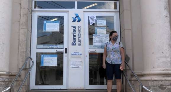Banrisul da Sete de Setembro fecha após caso de COVID-19