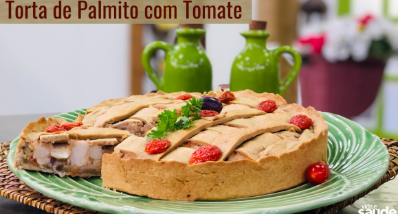 Receita: Torta de Palmito com Tomate