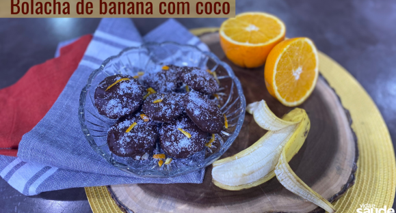 Receita: Bolacha de Banana com Coco