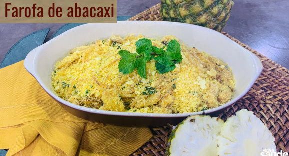 Receita: Farofa de Abacaxi