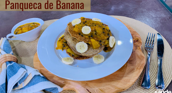 Receita: Panqueca de Banana
