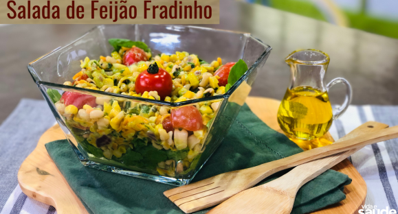 Receita: Salada de Feijão Fradinho