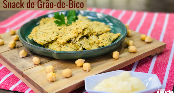 Receita: Snack de Grão-de-Bico