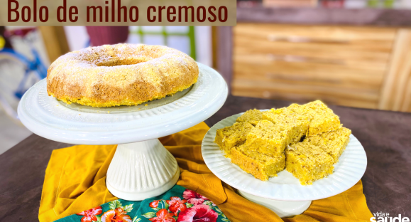 Receita: Bolo de Milho Cremoso