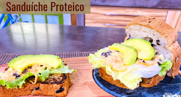 Receita: Sanduíche Proteico