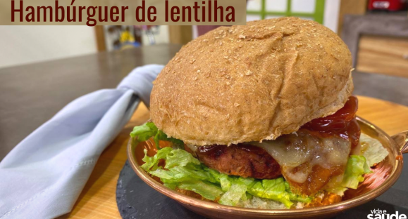 Receita: Hambúrguer de Lentilha