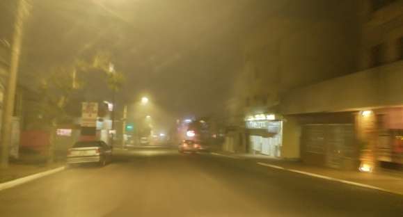 Primeiro dia de inverno tem muita cerração ao amanhecer em Cachoeira do Sul