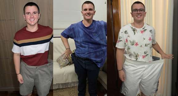 133 kg aos 18 anos: veja como jovem venceu a obesidade