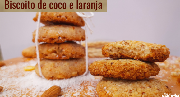 Receita: Biscoito de Coco com Laranja