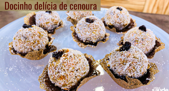 Receita: Docinho Delícia de Cenoura
