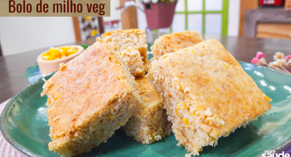 Receita: Bolo de Milho Veg