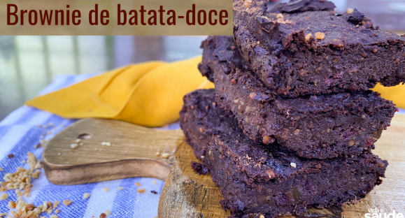Receita: Brownie de Batata-Doce