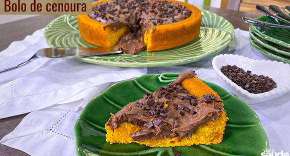 Receita: Bolo de Cenoura