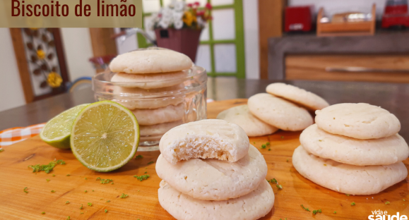 Receita: Biscoito de Limão