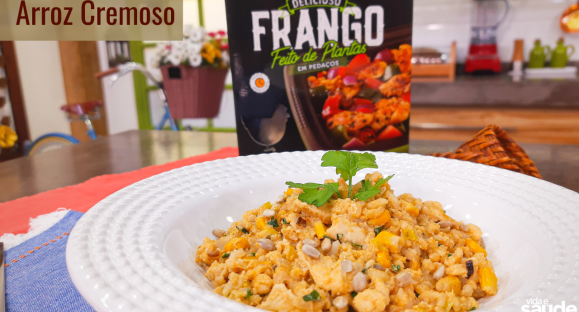 Receita: Arroz Cremoso