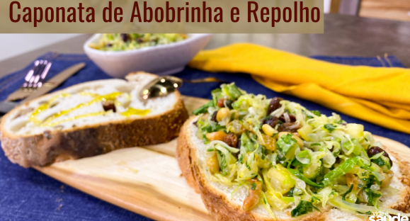 Receita: Caponata de Abobrinha e Repolho