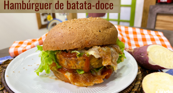 Receita: Hambúrguer de Batata-Doce