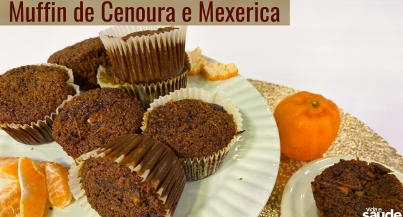 Receita: Muffin de Cenoura e Mexerica