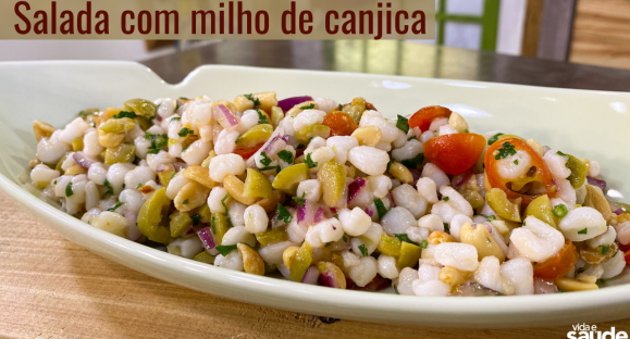 Receita: Salada com Milho de Canjica