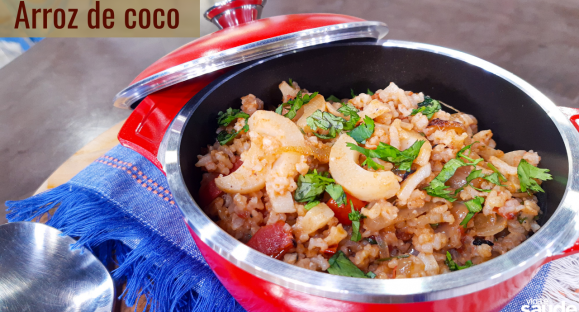 Receita: Arroz de Coco