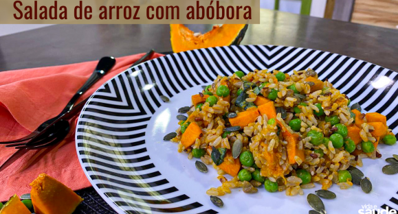 Receita: Salada de Arroz com Abóbora