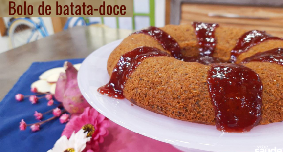 Receita: Bolo de Batata-Doce