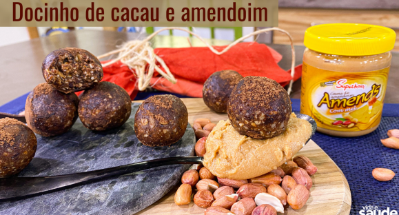 Receita: Docinho de Cacau e Amendoim