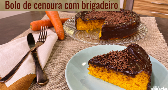 Receita: Bolo de Cenoura com Brigadeiro