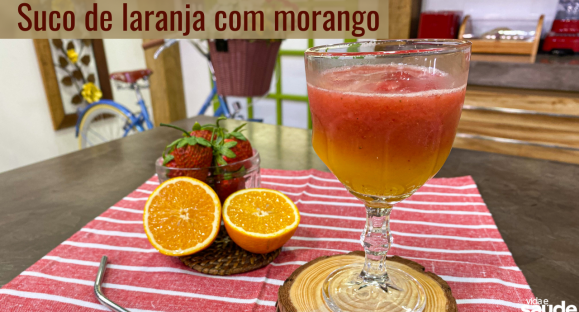 Receita: Suco de Laranja com Morango (Super Lupa)