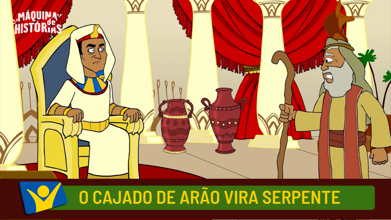 O cajado de Arão vira serpente