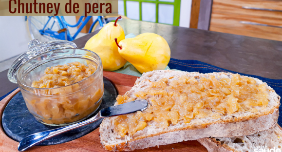 Receita: Chutney de Pera