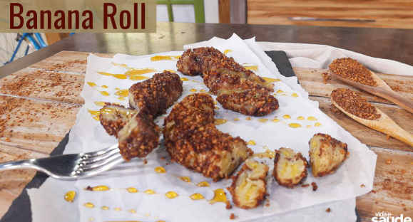 Receita: Banana Roll