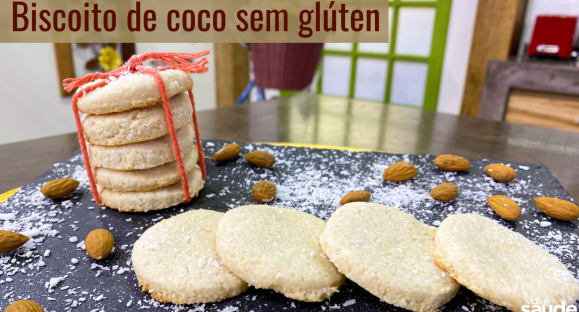 Receita: Biscoito de Coco sem Glúten